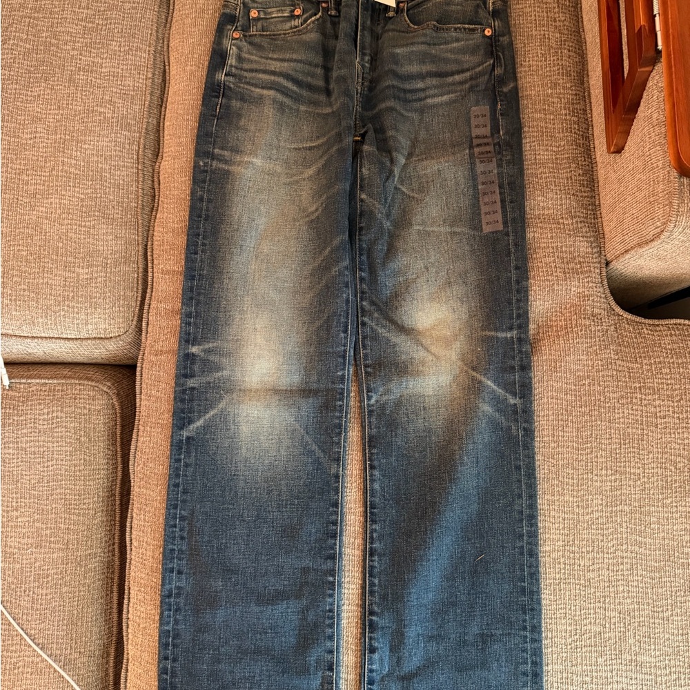 American Eagle Outfitters Dark Blue Straight Jeans